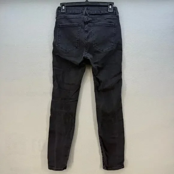 Good American Jeans Women's 4/27 Black Good Legs Skinny Preppy Normcore - Picture 2 of 12